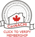 Coastal Inspection Services Home Inspectors are certified by CanNACHI - Canadian National Association of Certified Home Inspectors